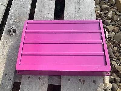 Vintage Metal Heat Grate Vent Floor Register Modern Style Purple 8 X 12 • $31.19