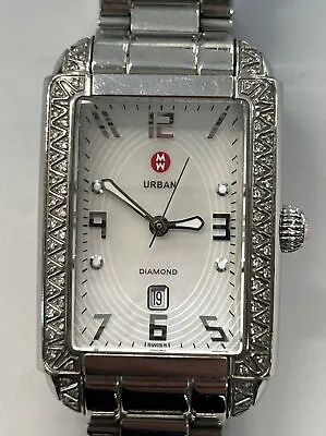 Michele Urban Diamond MOP Dial Stainless Steel Ladies Watch MW02K01A2025 • $500