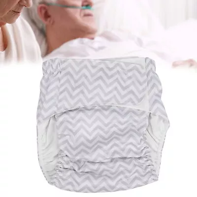 (Z13)Adult Cloth Nappy Reusable Adult Diapers Adjustable Soft For Old Man • £11.78