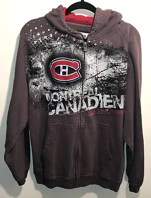 Montreal CANADIENS Zip Hoodie Sweatshirt - Medium - Old Time Hockey (83) • $7.20