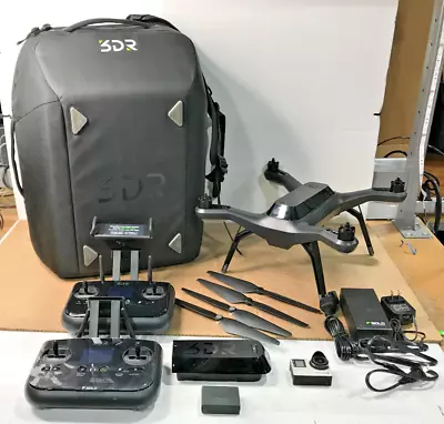 3DR Solo Quadcopter Drone With Backpack GoPro Camera & Battery Pack No Gimbal • $271.77