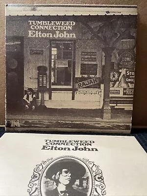 ELTON JOHN ~ Tumbleweed Connection 1971 UNI Records 73096/ Booklet/ Cleaned/ EX • $15.95