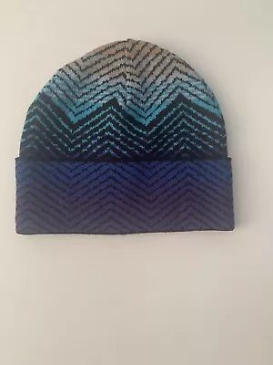 Missoni Multi Color Women’s Wool Blend Zig Zag Knit Beanie  • $59.95