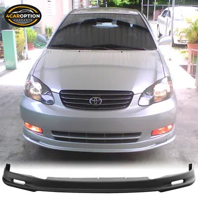 Fits 03-04 Toyota Corolla Mugen Style Front Bumper Splitter Spoiler Lip Kit • $59.99