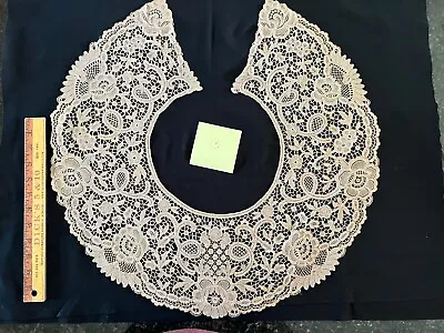 Vintage Lace Collar Beautiful Handmade Irish Lace • $35.99