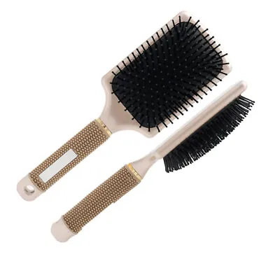  Hair Paddle Brush Detangling Hairbrush Teasing Comb Modeling • £11.98