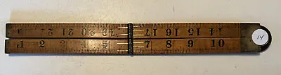 RABONE No 1380 Boxwood & Brass Folding Ruler 36  Clinometer & Level  15 • $40