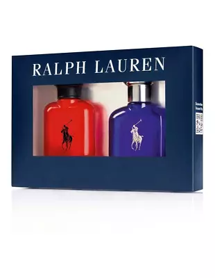 Ralph Lauren Polo Eau De Toilette EDT Discovery Set (Red 15ml + Blue 15ml) • $55