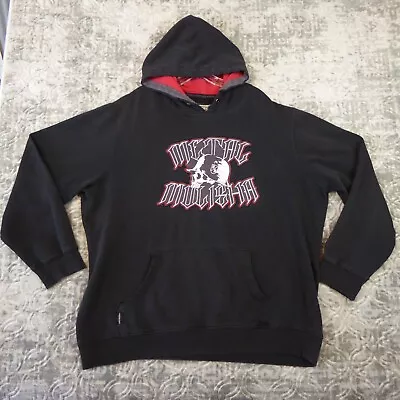 Vintage Metal Mulisha Hoodie Men's XXL Black Skull Helmet Trooper Y2K Grunge • $49