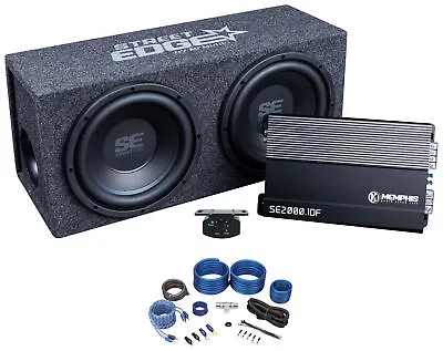 $299.95 • Buy Memphis Audio SE210 10  Car Subwoofer+Amplifier+Sub Box Enclosure+Amp Wire Kit