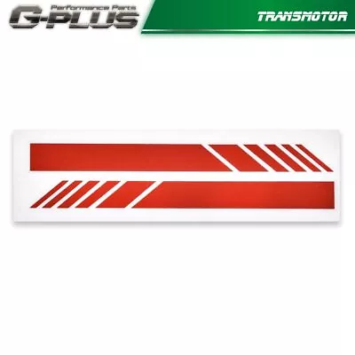 Red 5D Rearview Mirror Cover Car Sticker Trim Reflective Stripe Decal Waterproof • $5.50