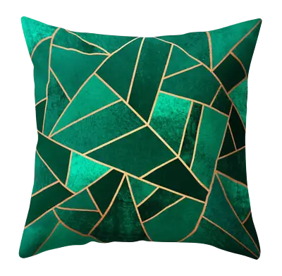 $8.50 • Buy Nordic Style Geometric Turquoise Cushion Cover Square Sofa Throw Pillow Case