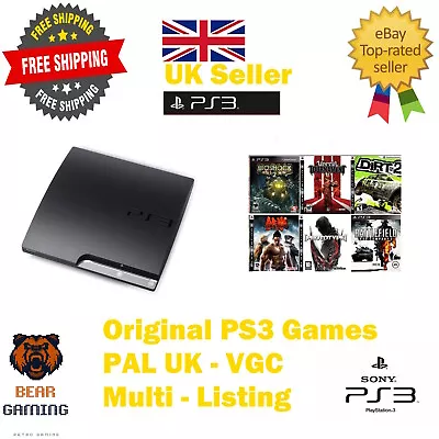 £3.45 • Buy Sony Playstation 3 PS3 PAL UK Games - Select Game - Build A Bundle And Save VGC