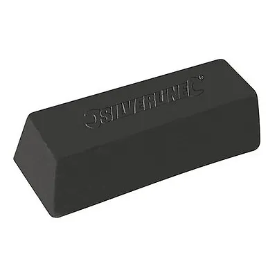 Silverline Black Polishing Compound - Coarse Buffing Bar For Steel & Iron - 500g • £10.95
