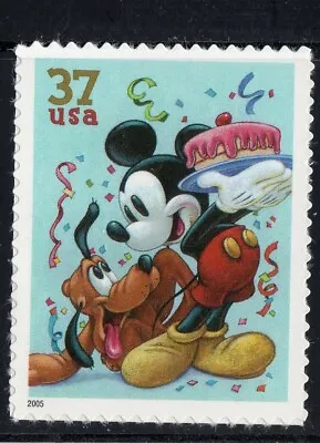 3912 * Mickey Mouse. Pluto  * Us Postage Stamps Mint • $1.99
