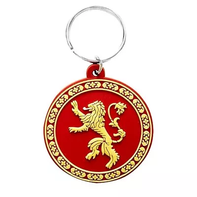 Game Of Thrones Rubber Keyring - Lannister • £6.99