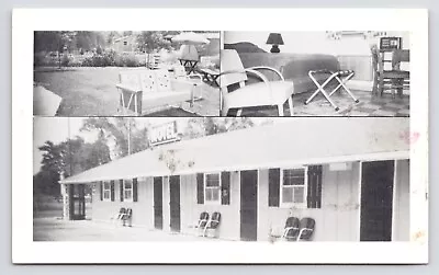 C1950s~Springfield Illinois IL~Leonards Modern Motel~MCM Interior~VTG Postcard • $19