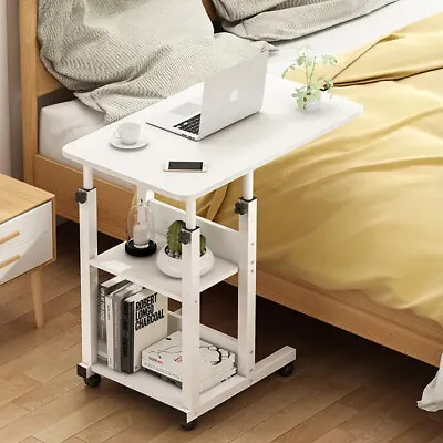 Overbed Table Laptop Table Sofa Bed Tray Stand Computer Notebook Desk Trolley • £34.95