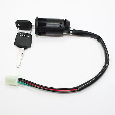 $11.37 • Buy 4 Wire Ignition Key Barrel Switch 50cc 110cc 125cc 150cc PIT Quad Dirt Bike ATV