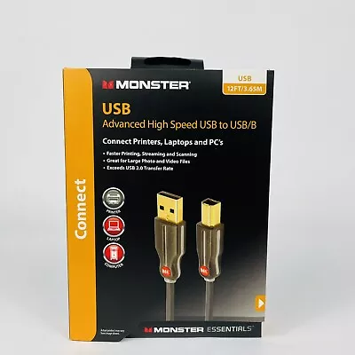 Monster Cable Advanced High Speed Data Ethernet Cable 12 Ft/3.65M • $10.50