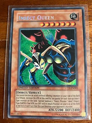 Insect Queen CT1-EN005 Secret Rare Yugioh Card • £5