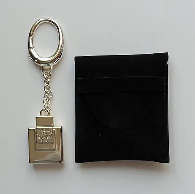 Van Cleef & Arpels Men's Silver Metal Perfume Keychain • $43.20