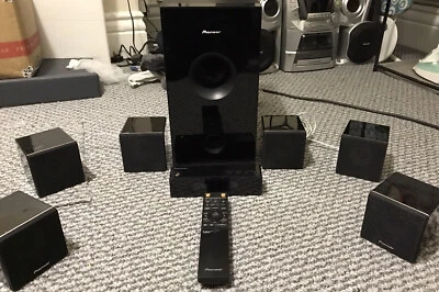 £35 • Buy PIONEER SX-LX60D Speakers Set - Subwoofer, Surround Sound, Remote