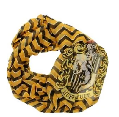 Harry Potter Lightweight Hufflepuff Crest Infinity Scarf • $10