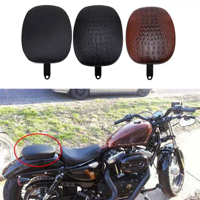 Motorcycle Rear Passenger Pillion Pad Seat Fit Harley Sportster XL1200 883 72 48 • $35.13