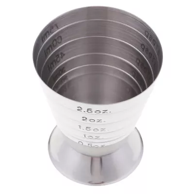 $15.63 • Buy 75ml/2.5oz Stainless Steel Bar Cocktail Jigger Bartender Spirit Measure Cup