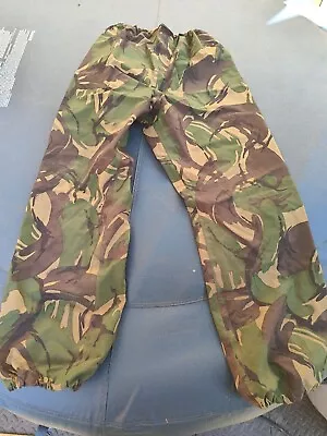 £5 • Buy British Army Dpm Gore Tex Hiking Trekking Trousers Military Fishing Waterproofs