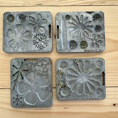 Vintage 1966 Mattel Thingmaker Fun Flowers Mold Plates Set Of 4 • $32.97