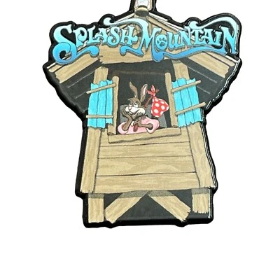 $24 • Buy Disney Splash Mountain Trading Pin Brer Rabbit Life Guard Stand Lapel Pin Brooch