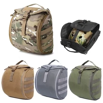 Tactical Helmet Bag Molle Helmet Bag Pack Lightweight Padded Storage Bag Case • $26.99