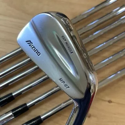 Mizuno MP 67 Iron Set 7pcs 4-Pw Dynamic Gold S400 Flex S Used From Japan • $268