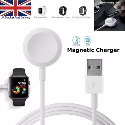 £6.88 • Buy For Apple Watch 7 6 SE 5 4 Magnetic Cable 42 45 40mm 44mm Charger Charging Dock