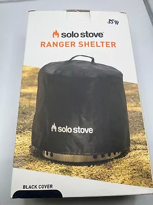 Solo Stove Ranger Shelter Fire Pit Cover Round Waterproof BLACK- NEW • $32