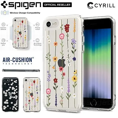 $34.99 • Buy For IPhone SE 3rd Gen 2022 2020 8 7 Case SPIGEN Cyrill Cecile Hard Clear Cover