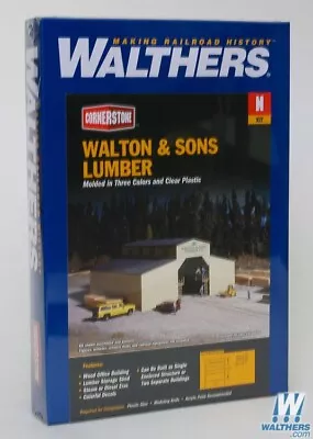 Walthers 933-3235 Walton & Sons Lumber Kit : N Scale • $29.99