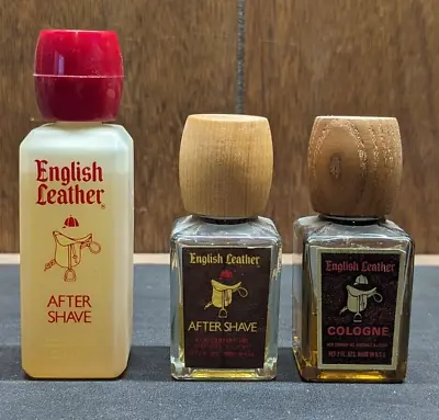 Vintage English Leather MEM Company After Shave & Colognes 4 Oz & 2 Oz • $34.99