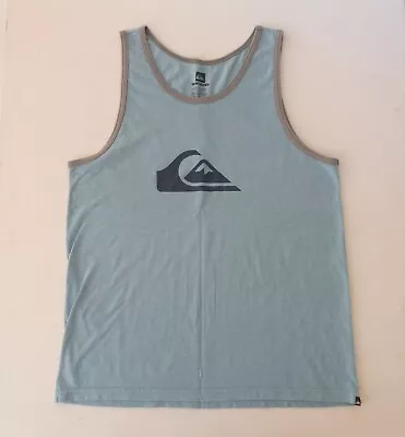 Quiksilver Tank Top Shirt Small Mens Comfort Light Blue • $12