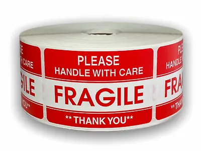 Please Fragile - Thank You (2 X3 ) Mailing Shipping Stickers 500 Labels • $9.99