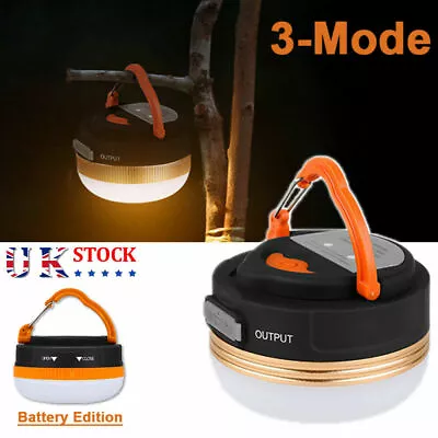 USB Rechargeable LED Camping Light Tent Lantern Outdoor Super Bright Night Lamp • £7.69