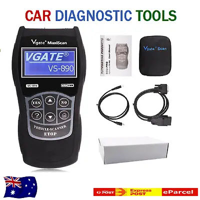 VGATE VS890 Multilanguage OBDII Auto LCD Engine Fault Code Reader Check Scan. At • $57.26