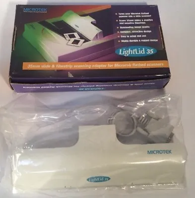 Microtek LightLid 35 Slide Film Scanning Adapter For MICROTEK FLATBED SCANNERS • $9.97