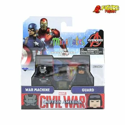 Marvel Minimates Series 66 Captain America Civil War Movie War Machine & Guard • $12.74