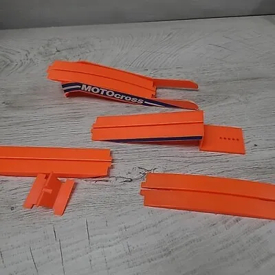 Tyco Dirt Bike Slot Car Racing Set 6215 Replacement Part Orange Ramps  • $14.50