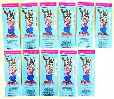 $5 • Buy WALT DISNEY 35 Th. ANNIVERSARY DREAM MACHINE  13 TICKET BRER RABBIT