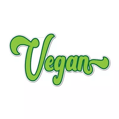 Vegan Green Vegetarian Healthy Animals Vegetables Enviornment  Car Sticker Decal • $5.99