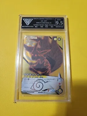 2007 Naruto Card Game Uzumaki Naruto Tailed Beast Form 130 Getgraded 9.5 • $60.04